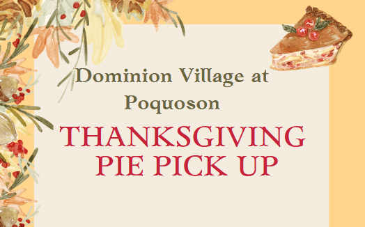 Thanksgiving Pie Pick Up